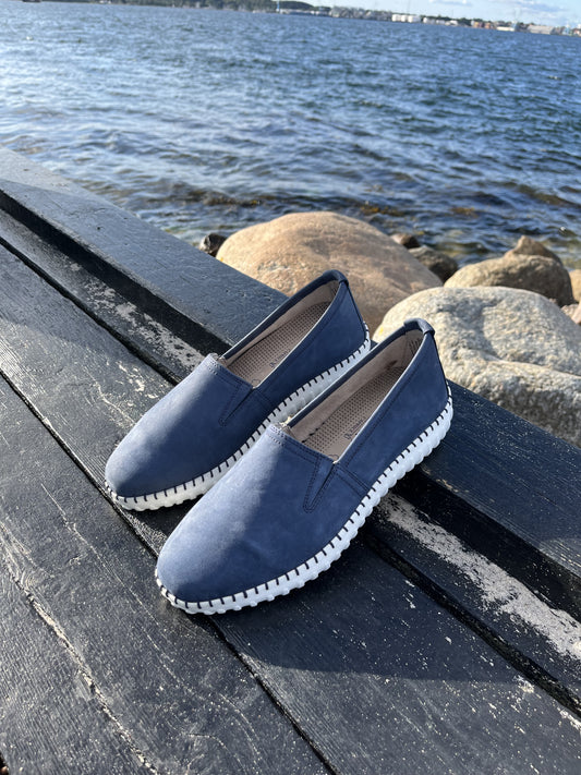 Caprice - Blå loafers