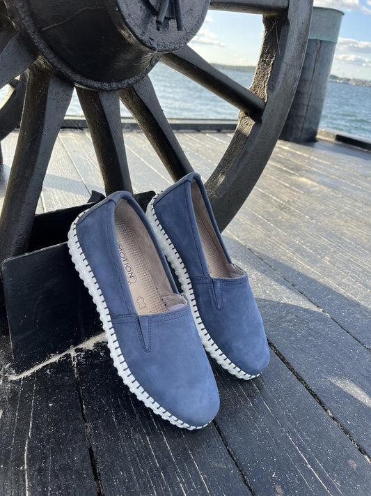 Caprice - Blå loafers