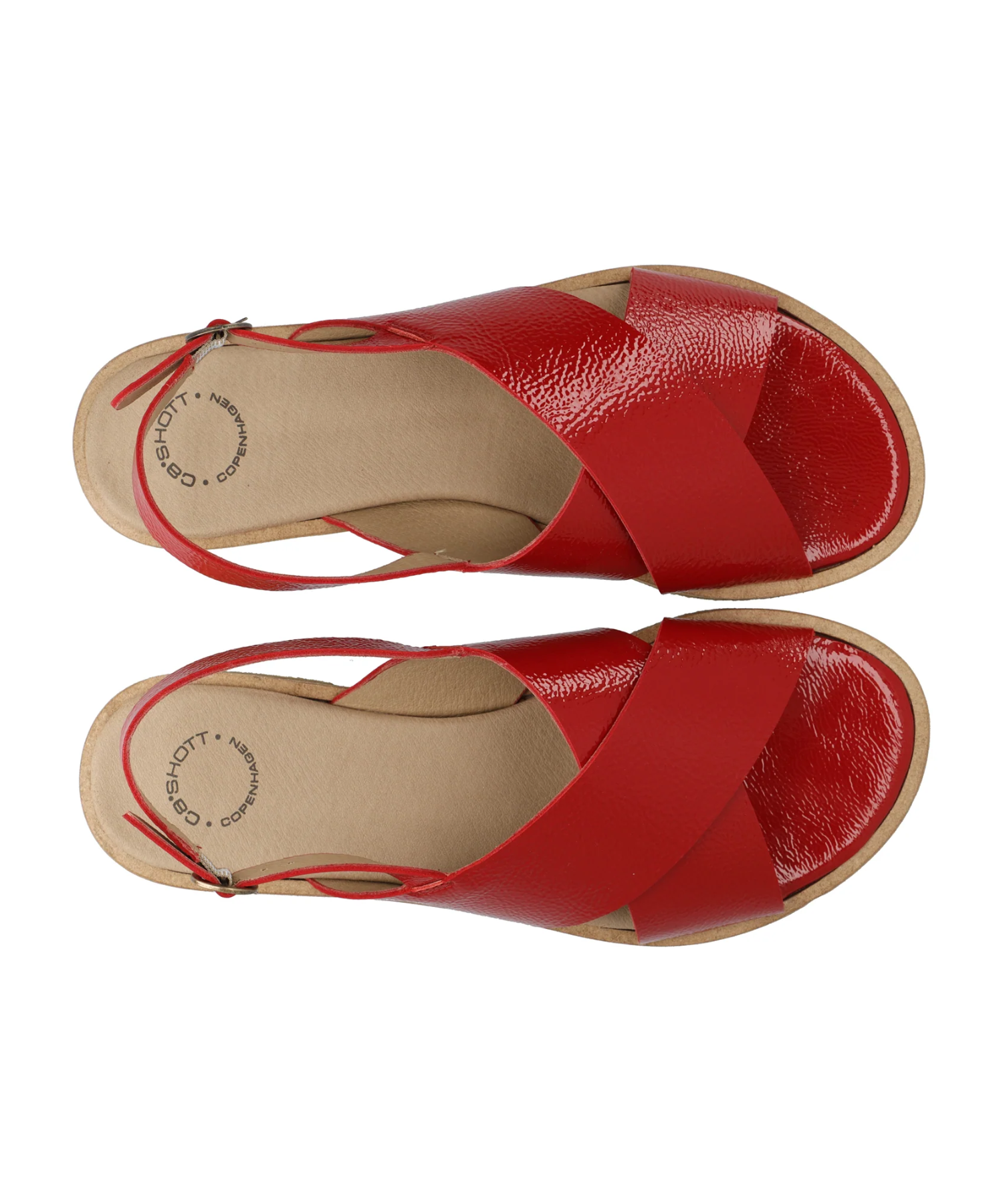 Cashott - Rød dame sandal