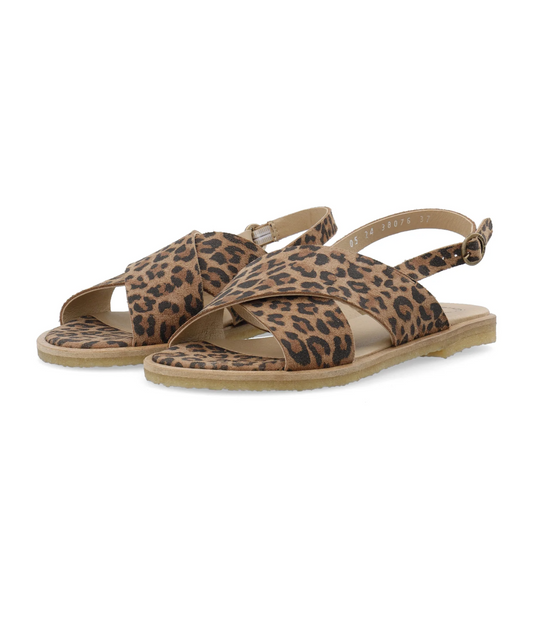 Cashott - Dame sandal i leo