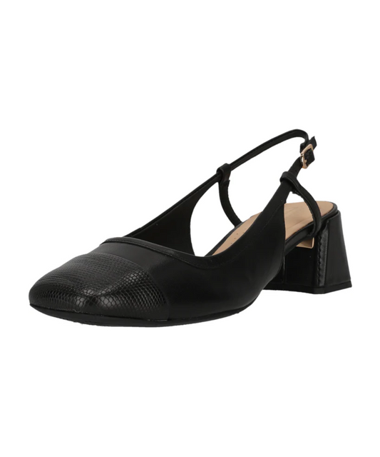 Clarks - Nyta45 Sling dame pumps / sandal sort