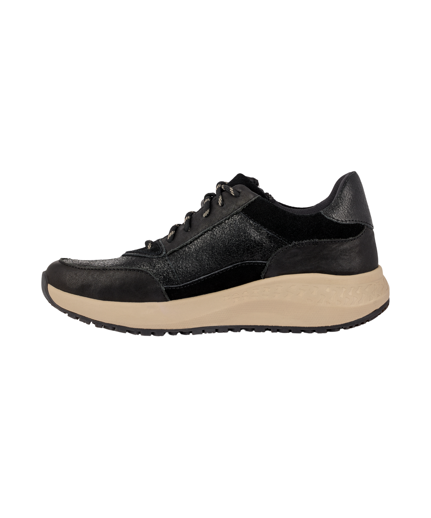 Green Comfort - Zigga sort damesneakers