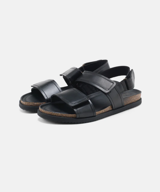 Nature - dame sandal i sort