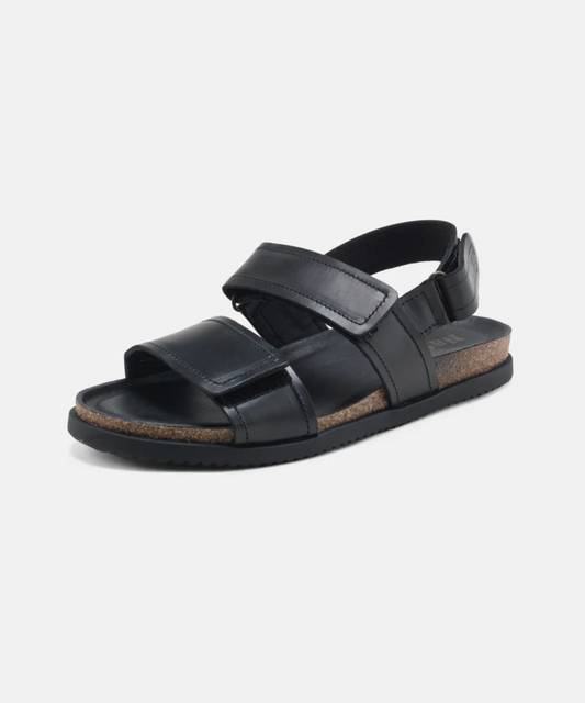 Nature - dame sandal i sort