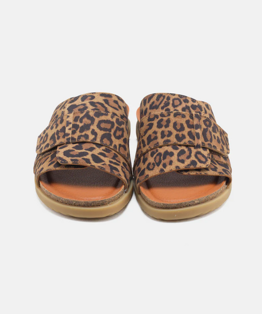 Nature - dame sandal i leo print