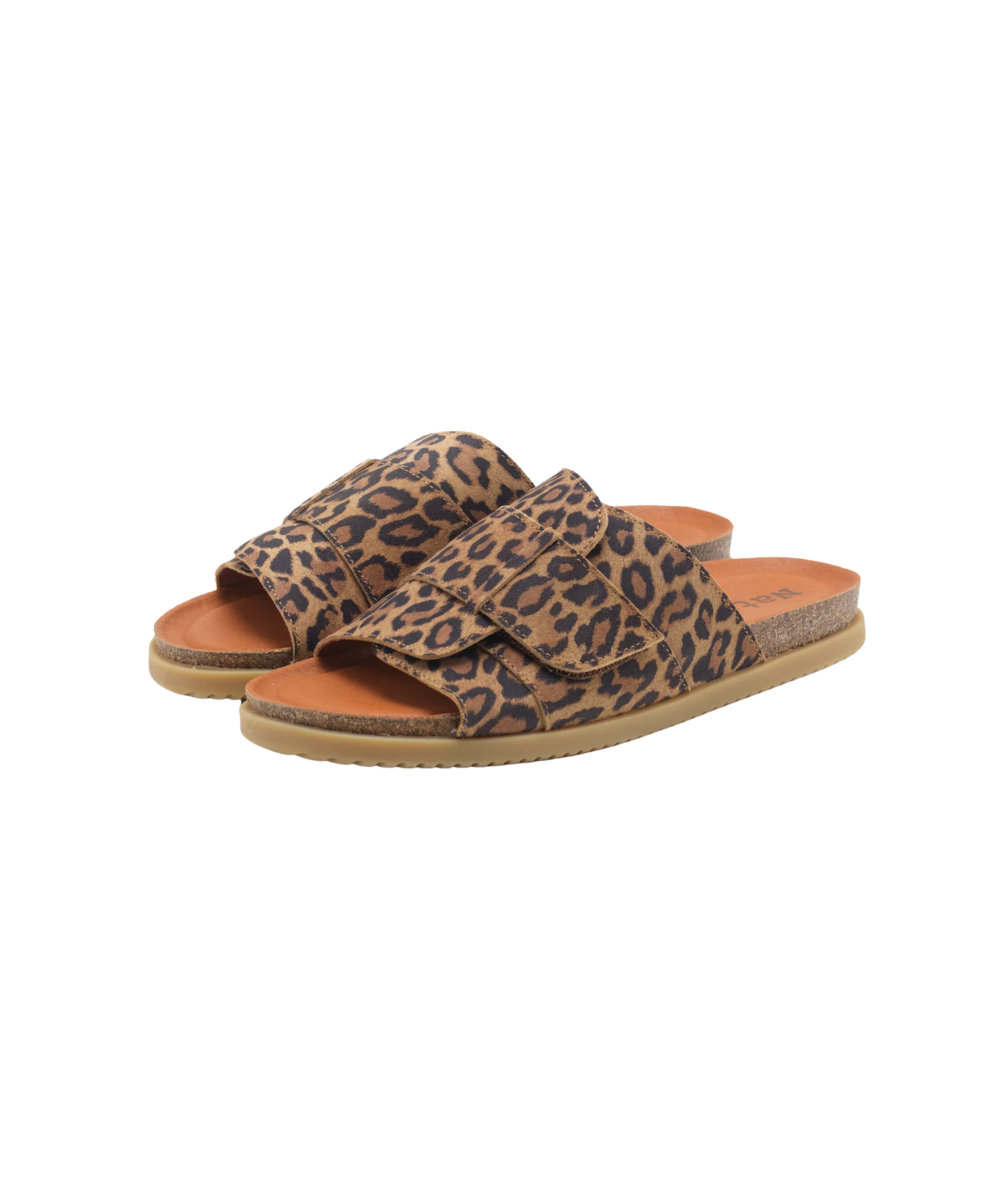 Nature - Dame sandal i leo print