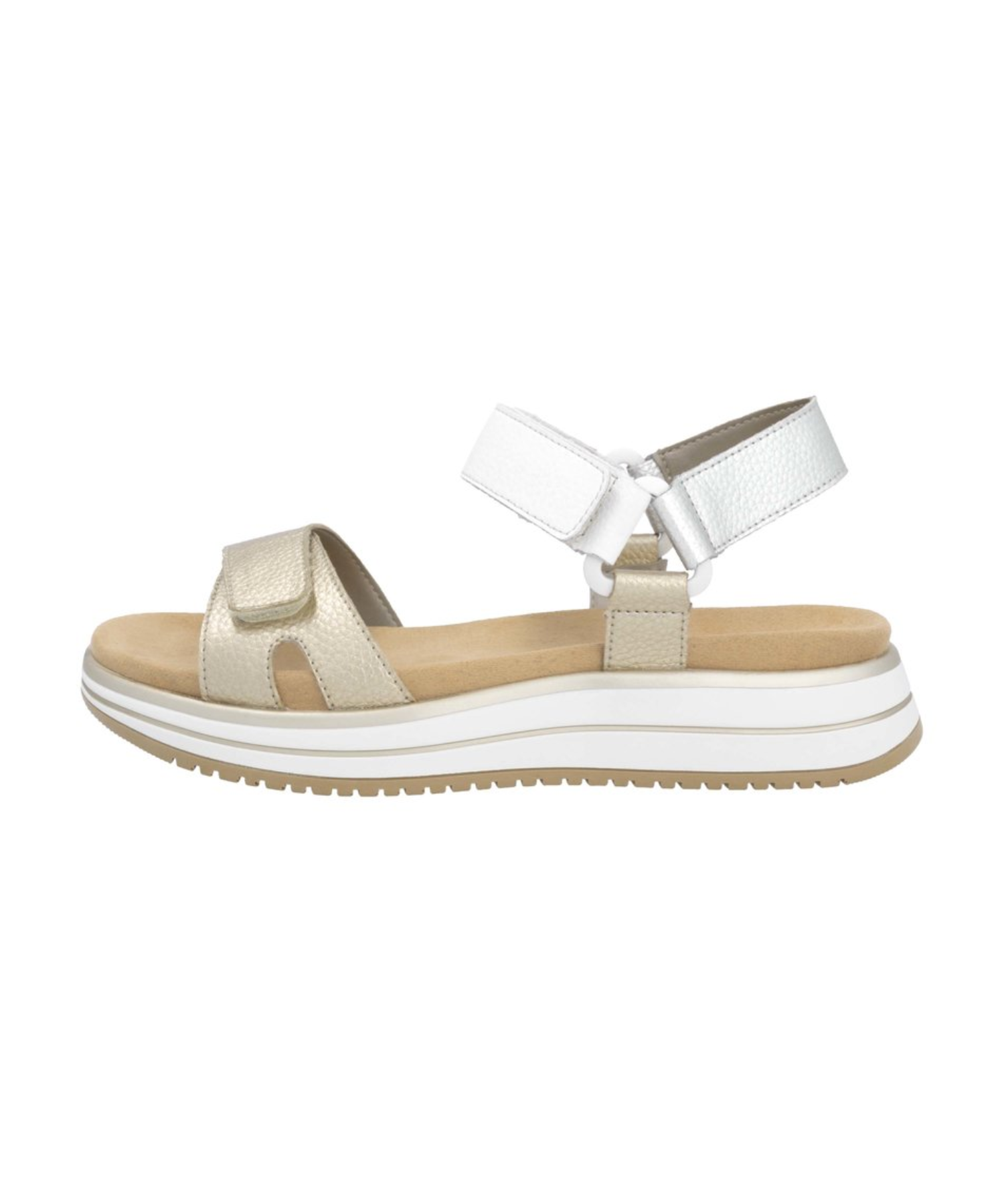 Remonte - Metallic lys sandal