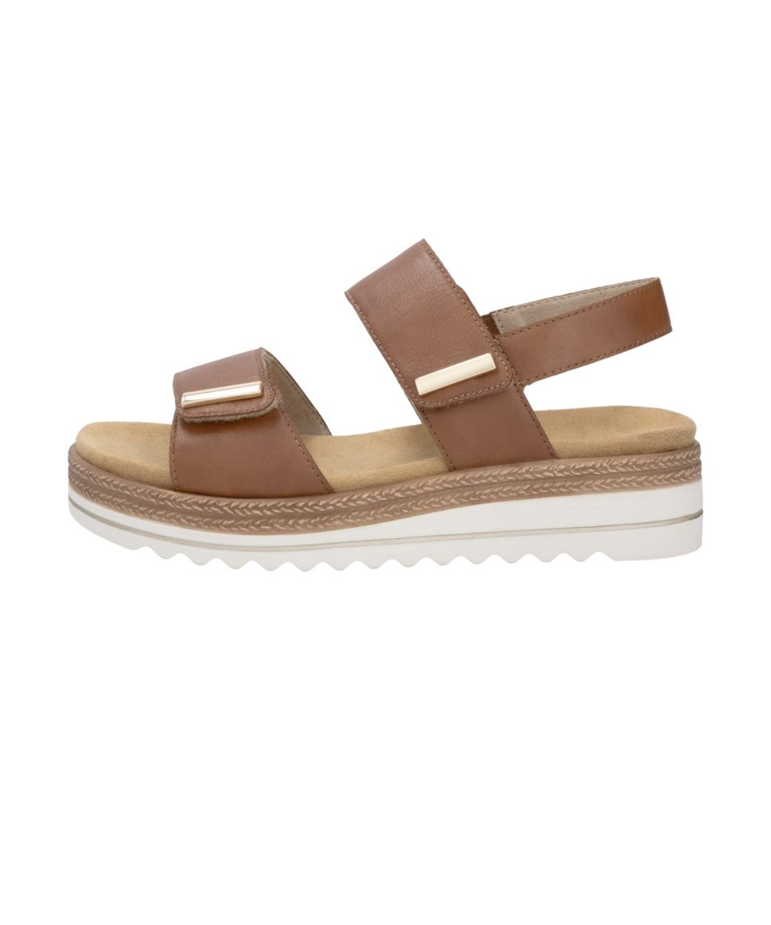 Remonte - Brun sandal med velcro