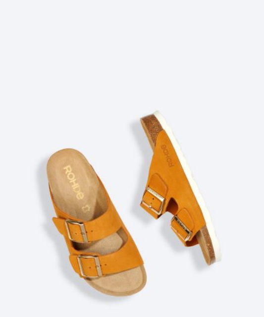 Rohde - Orange dame sandal