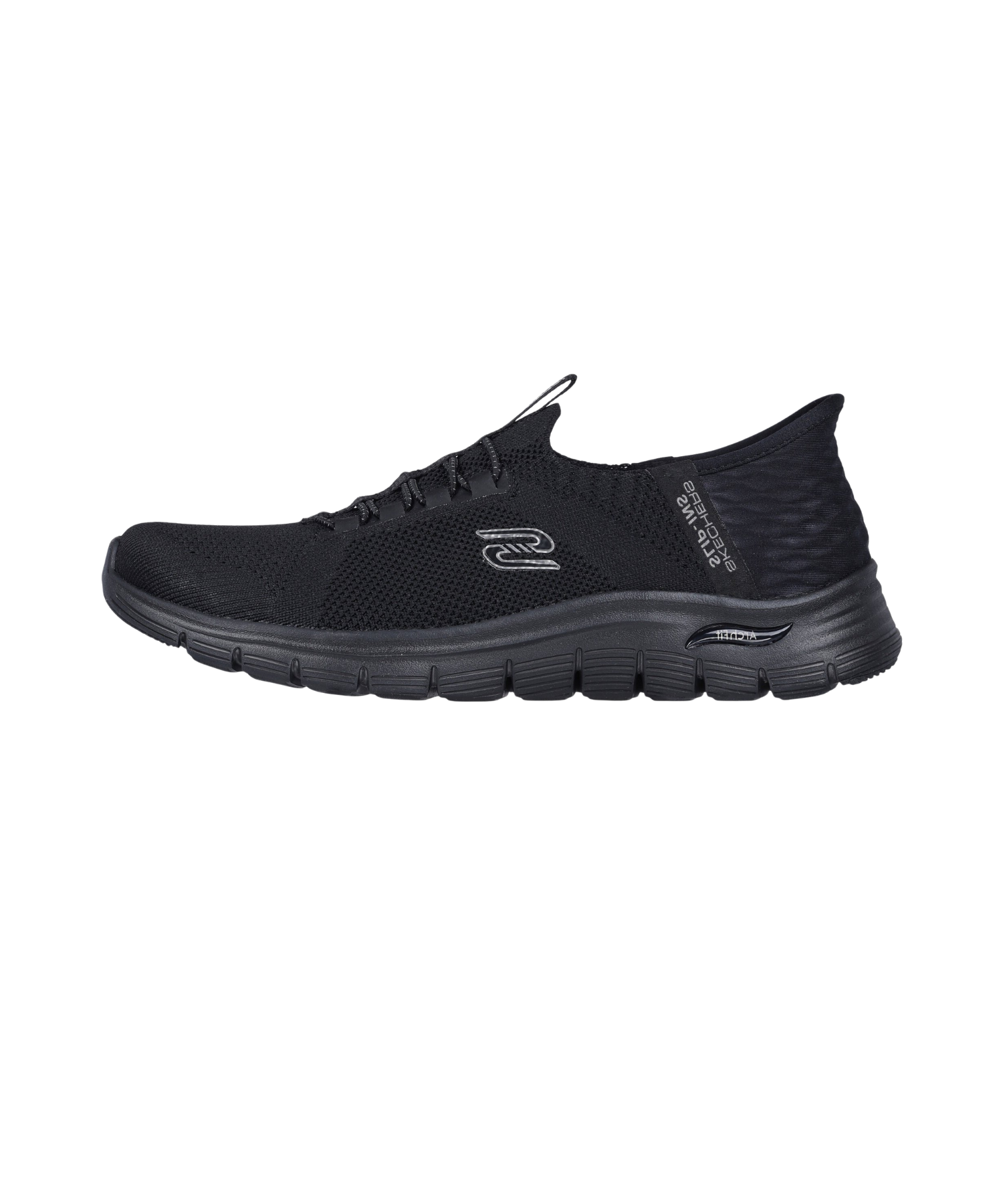 Skechers - Dame sort sneakers slip-in