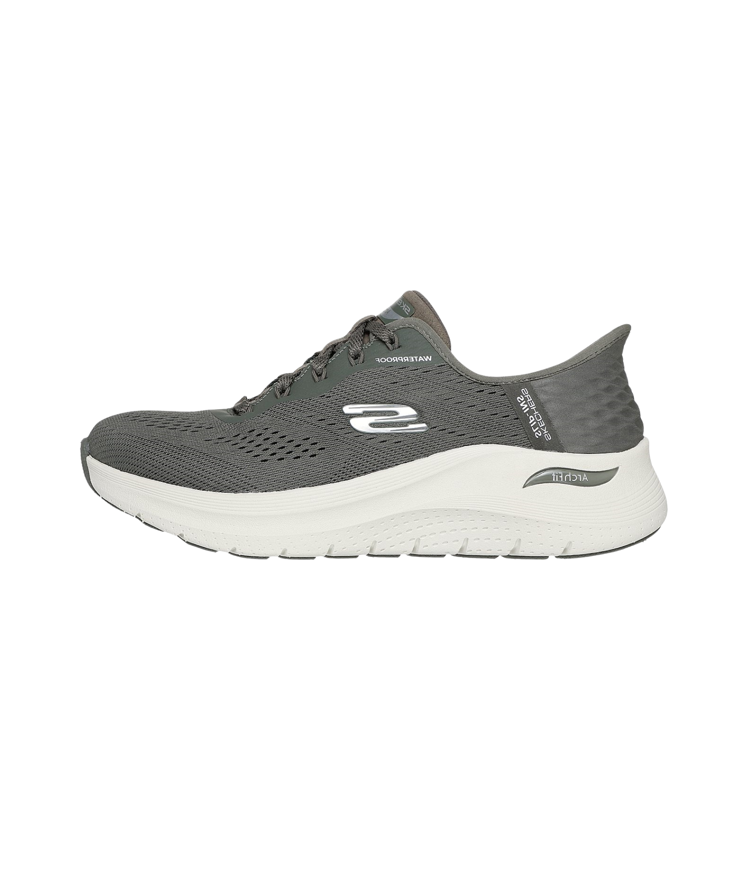 Skechers  - Waterproof olive damesneakers