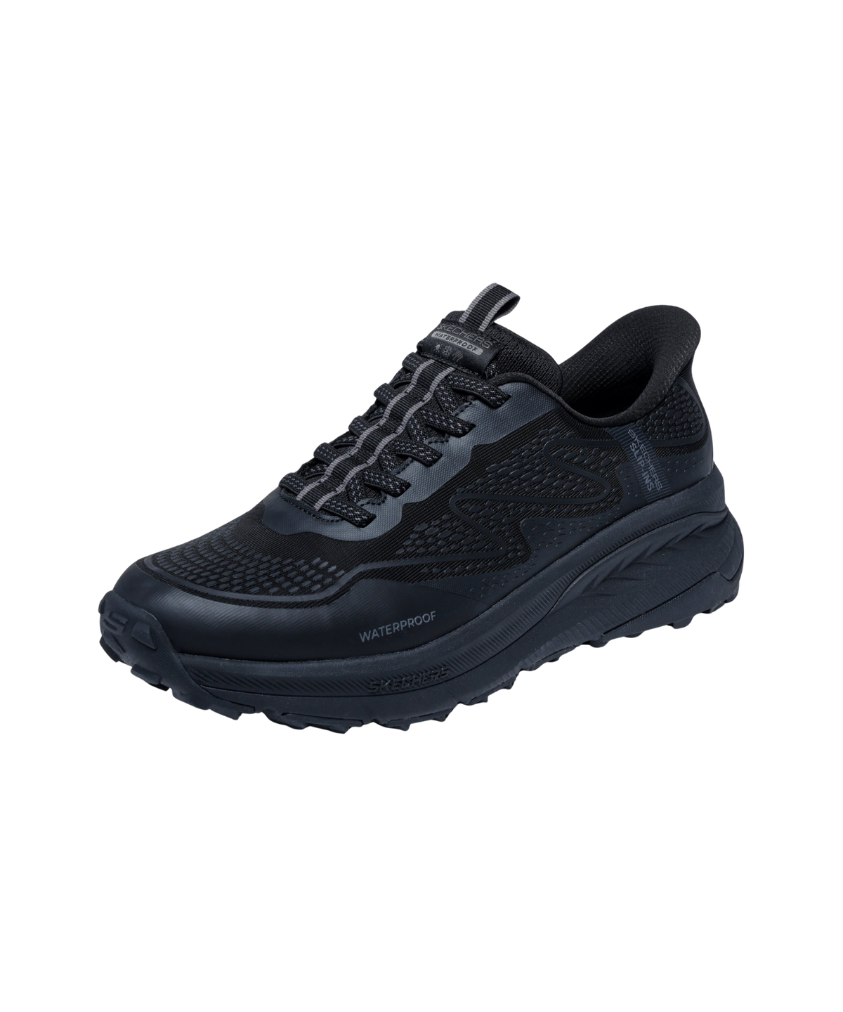 Skechers - Sort vandtæt herresneakers