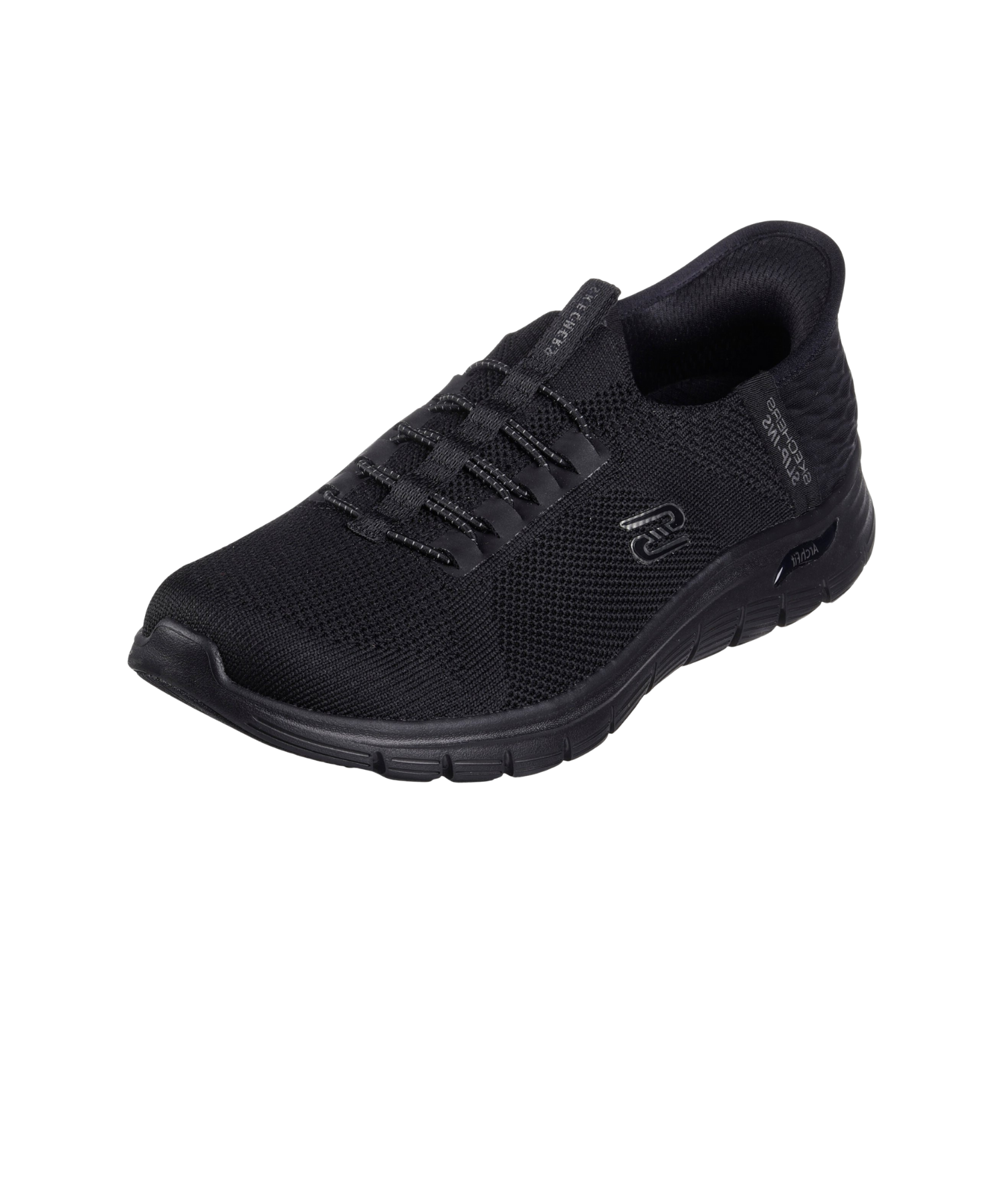 Skechers - Dame sort sneakers slip-in