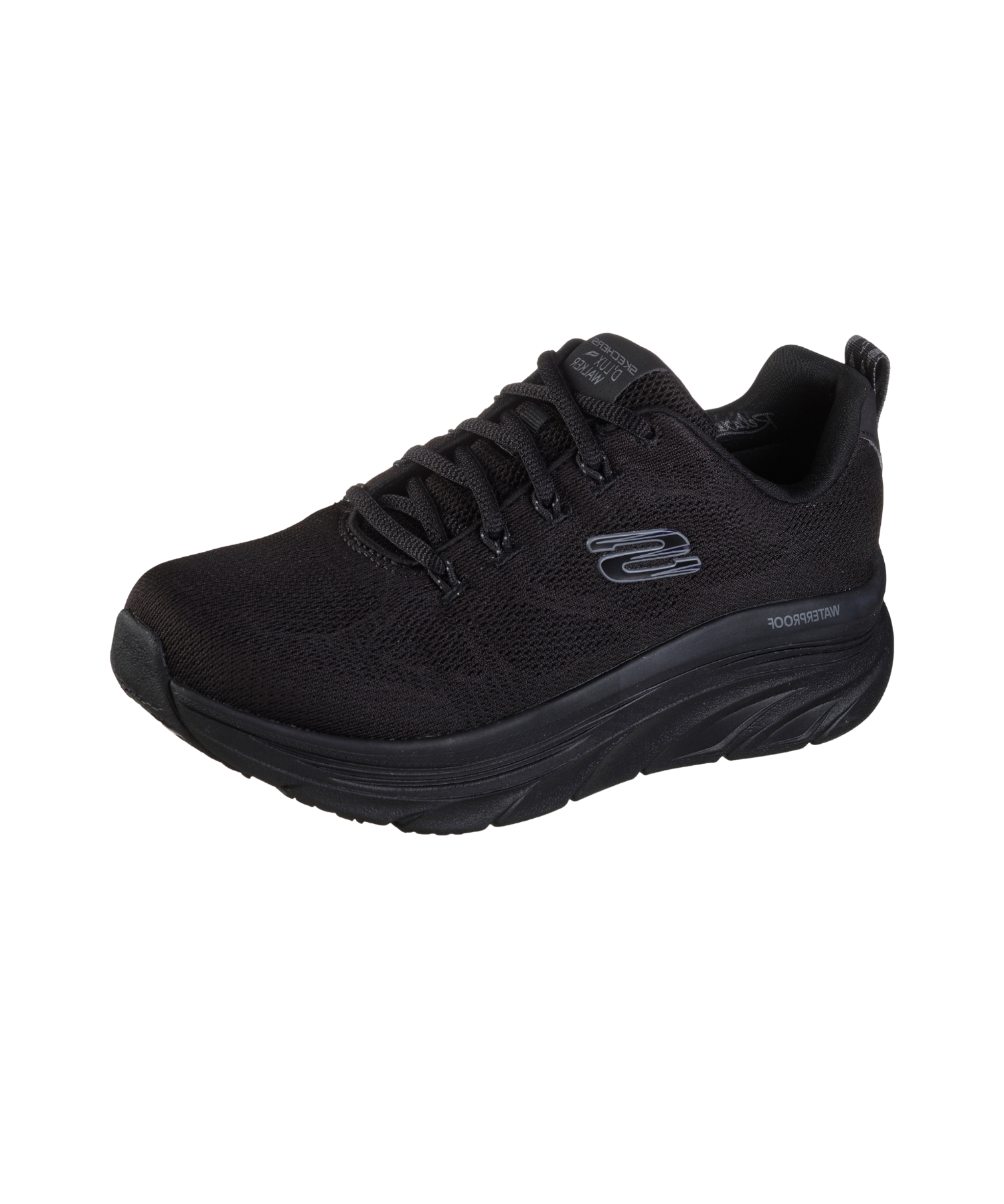 Skechers - Sort Damesneakers Waterproof