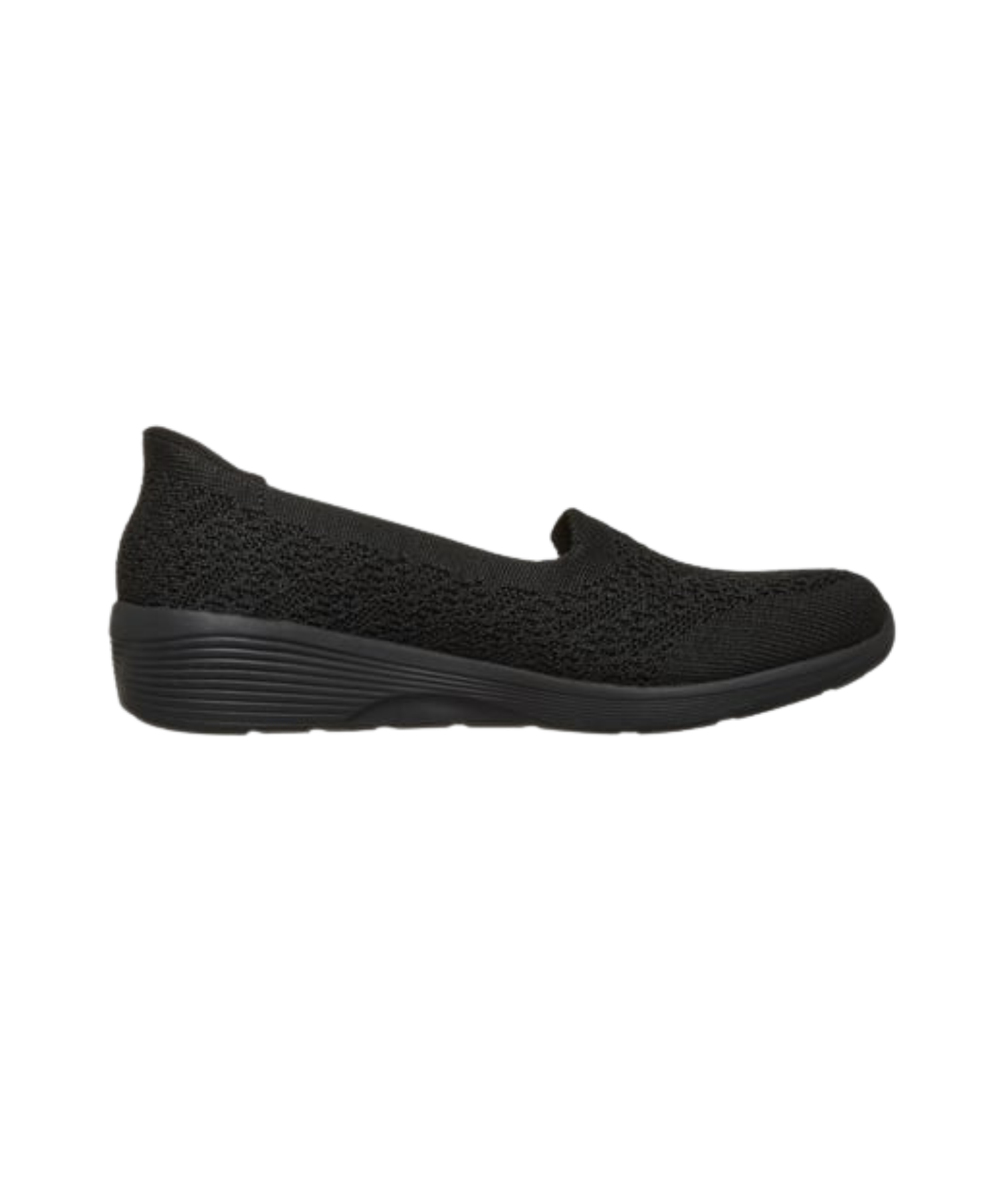 Skechers - Sort dame ballerina med slip-in