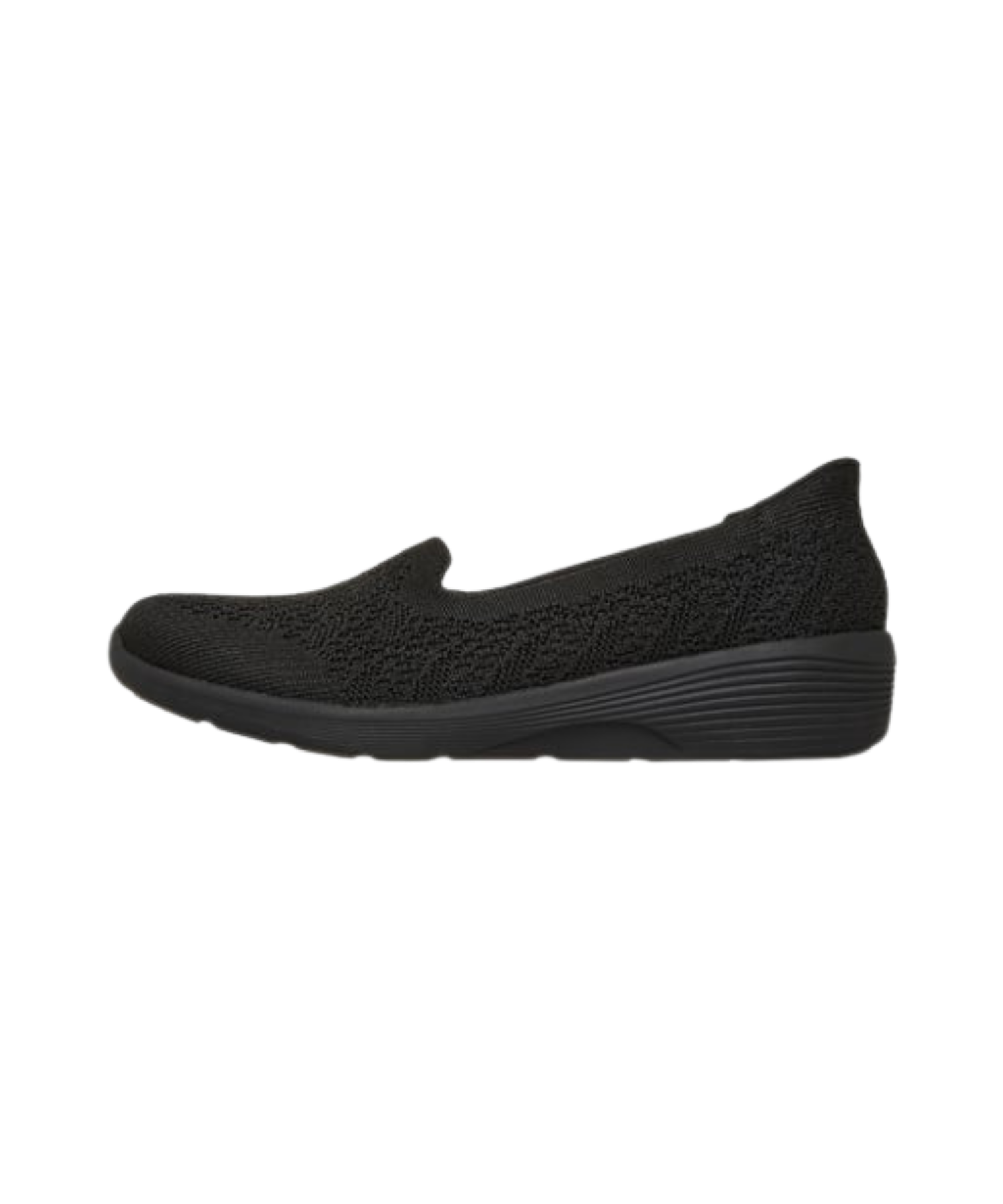 Skechers - Sort dame ballerina med slip-in