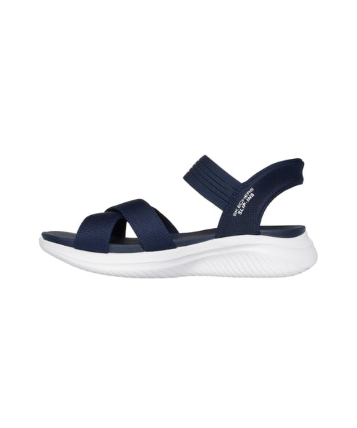 Skechers - Dame slip-in sandal i blå