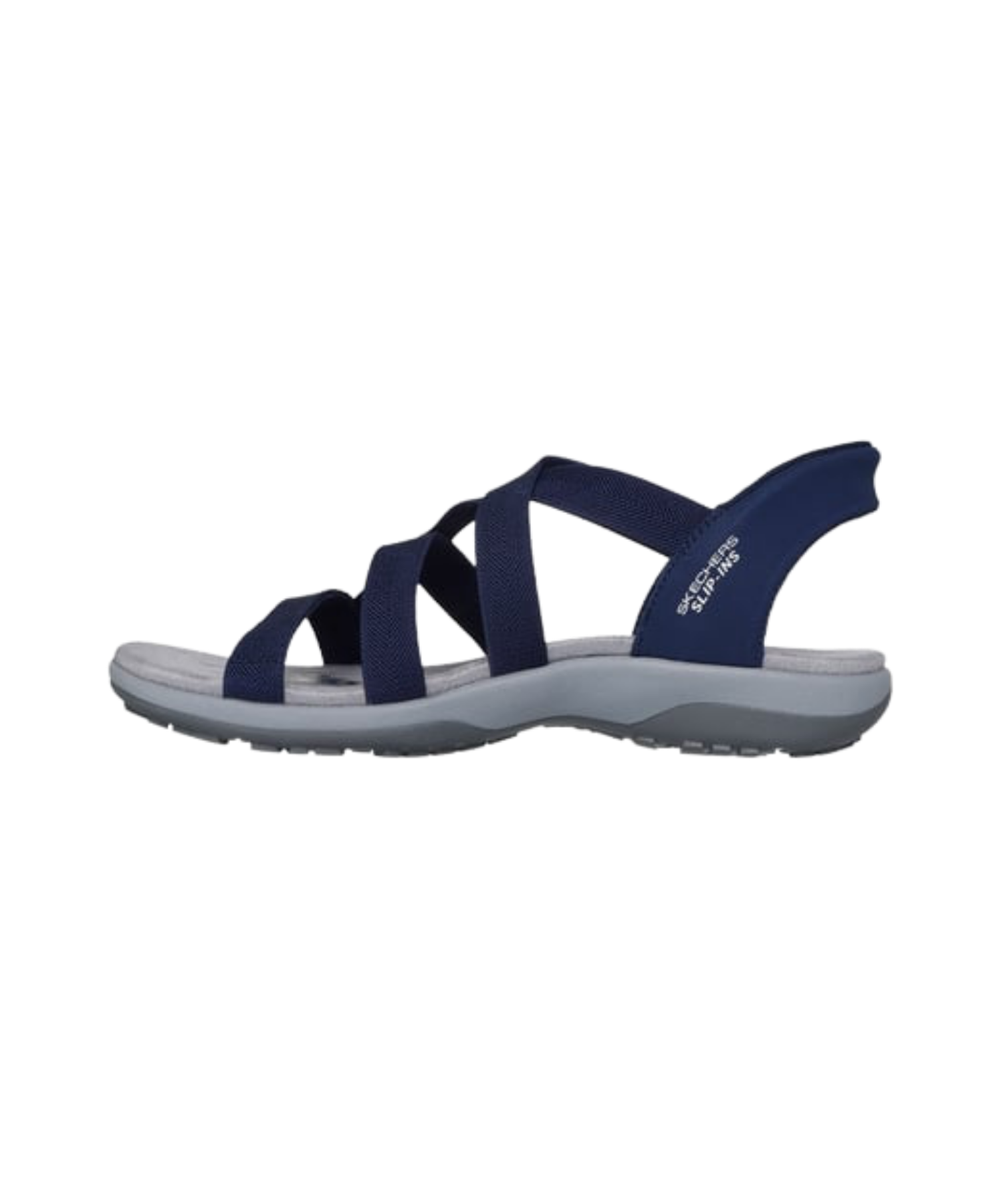 Skechers - Dame slip-in sandal i blå