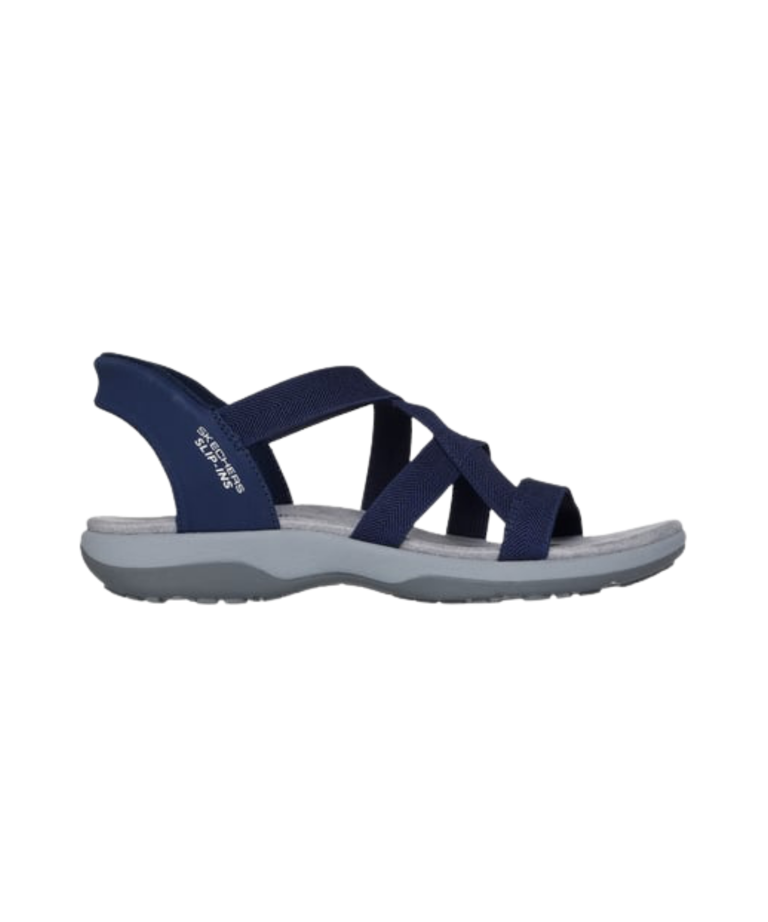 Skechers - Dame slip-in sandal i blå