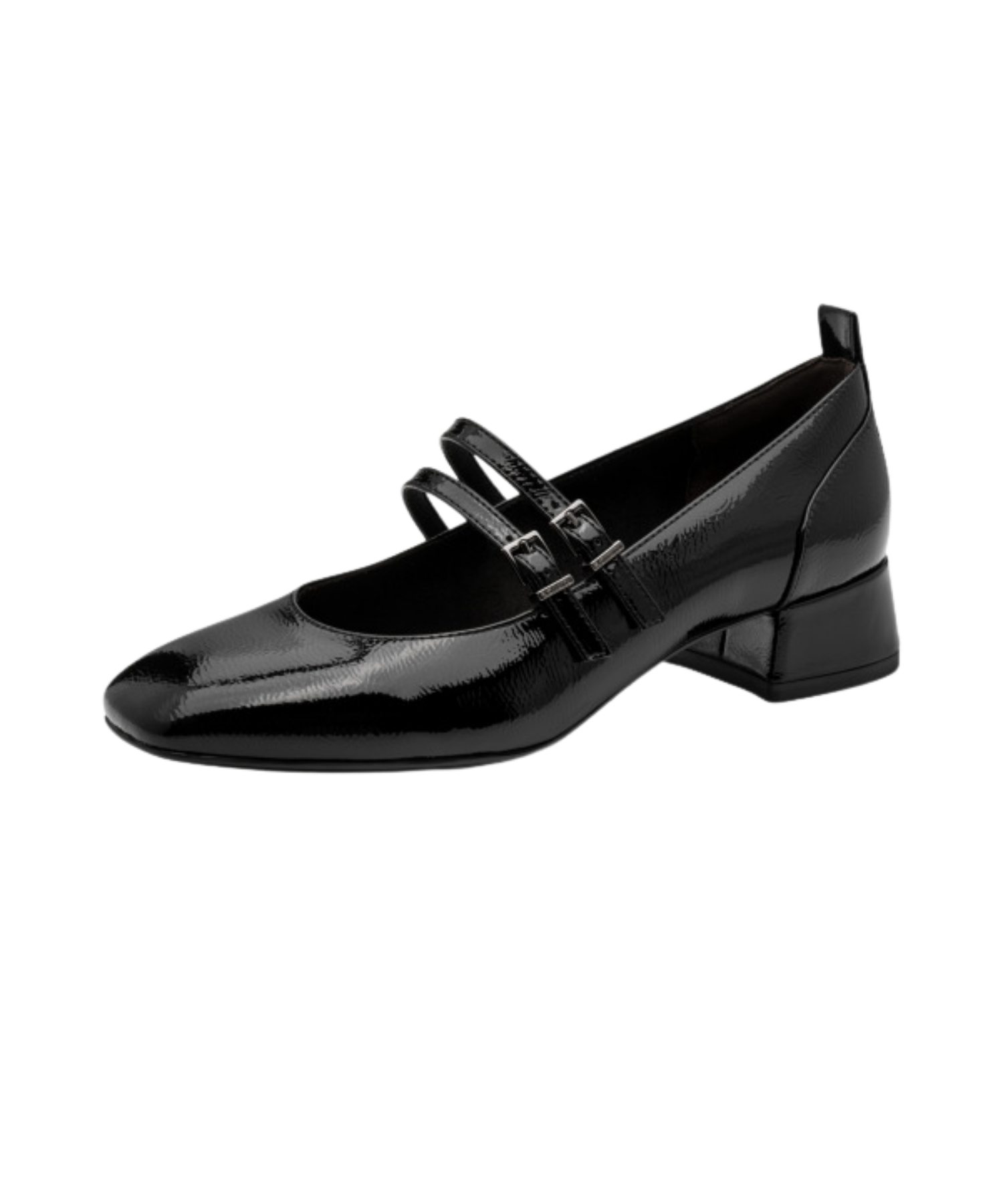 Tamaris - Sort lak dame pumps