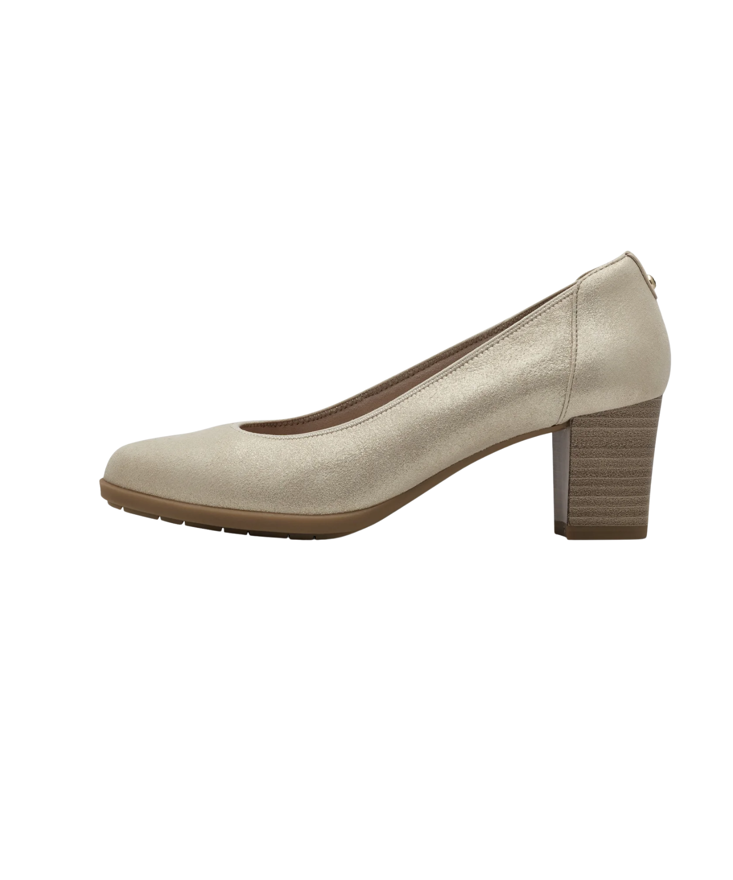 Tamaris - Champagne Læder Pumps
