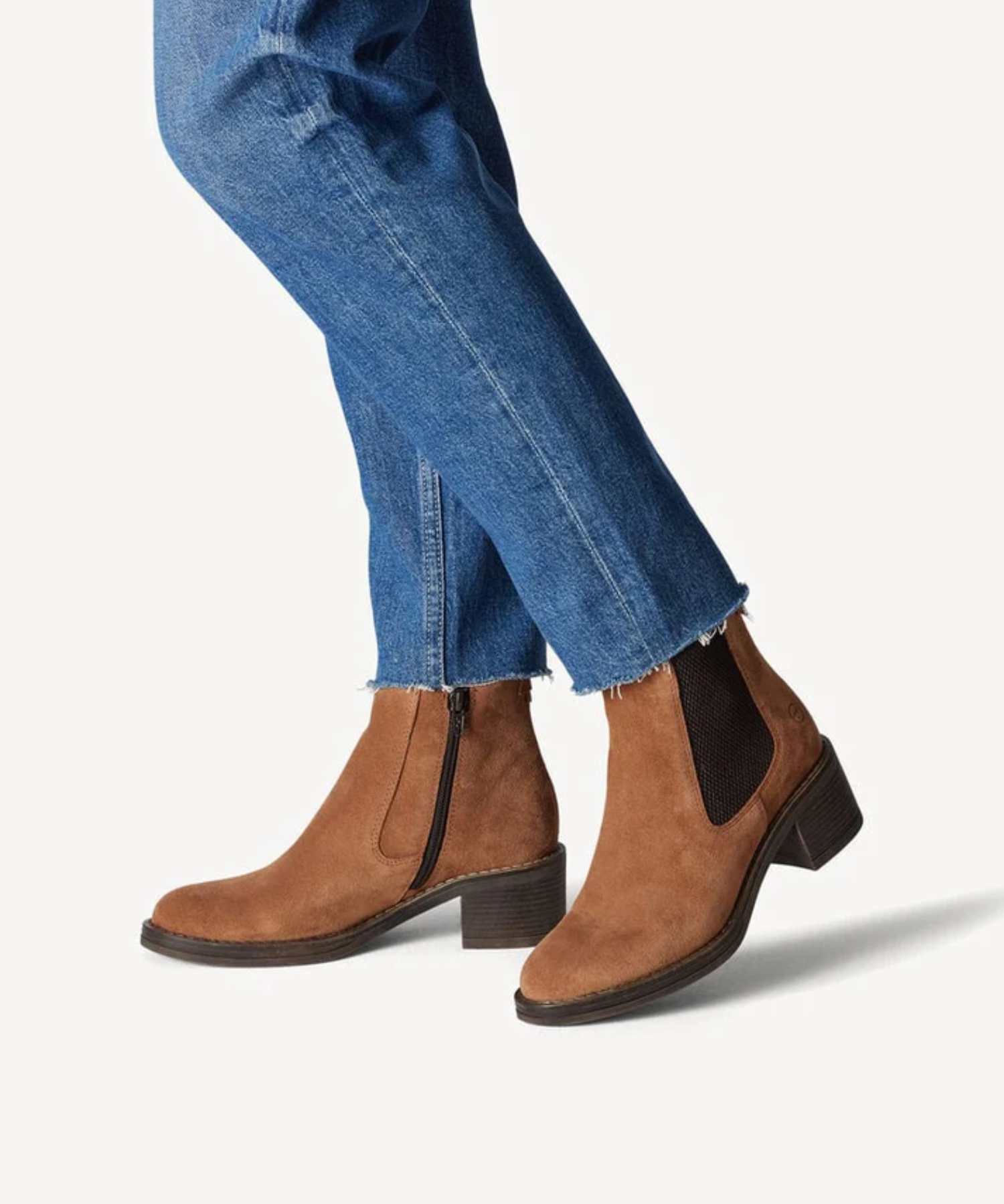 Tamaris - Chelsea boot brun til dame