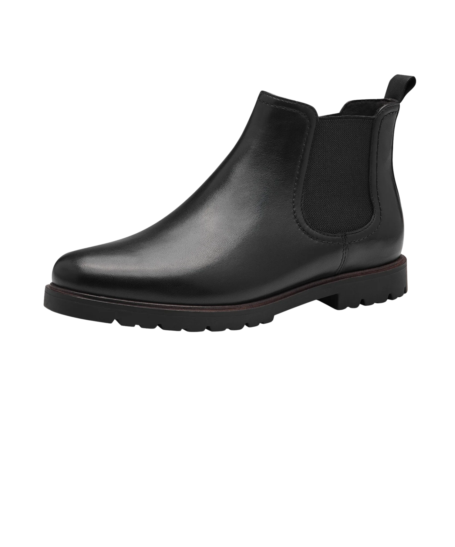 Tamaris - Sort overgangsstøvle til dame