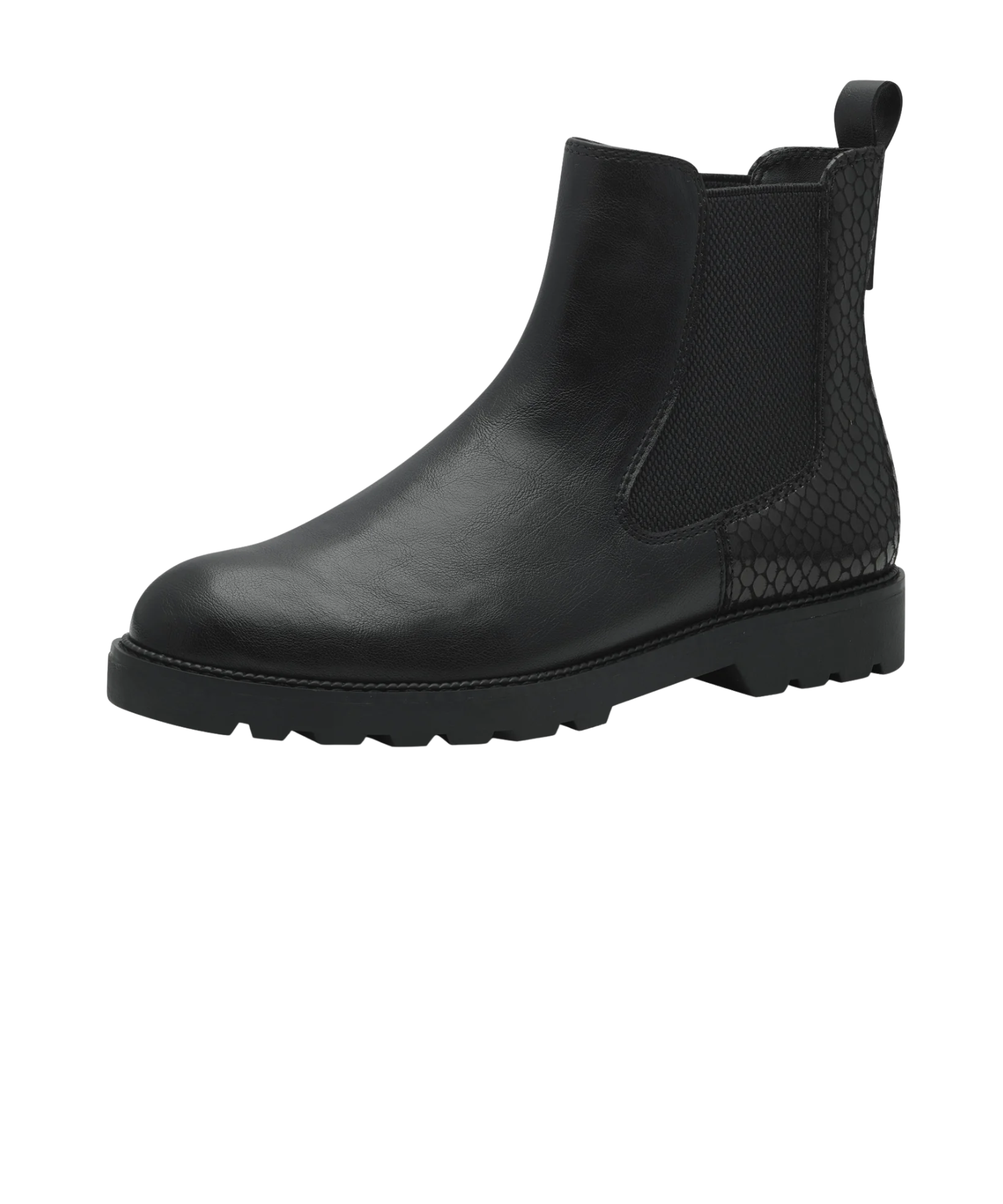 Tamaris - Sort overgangsstøvle til dame