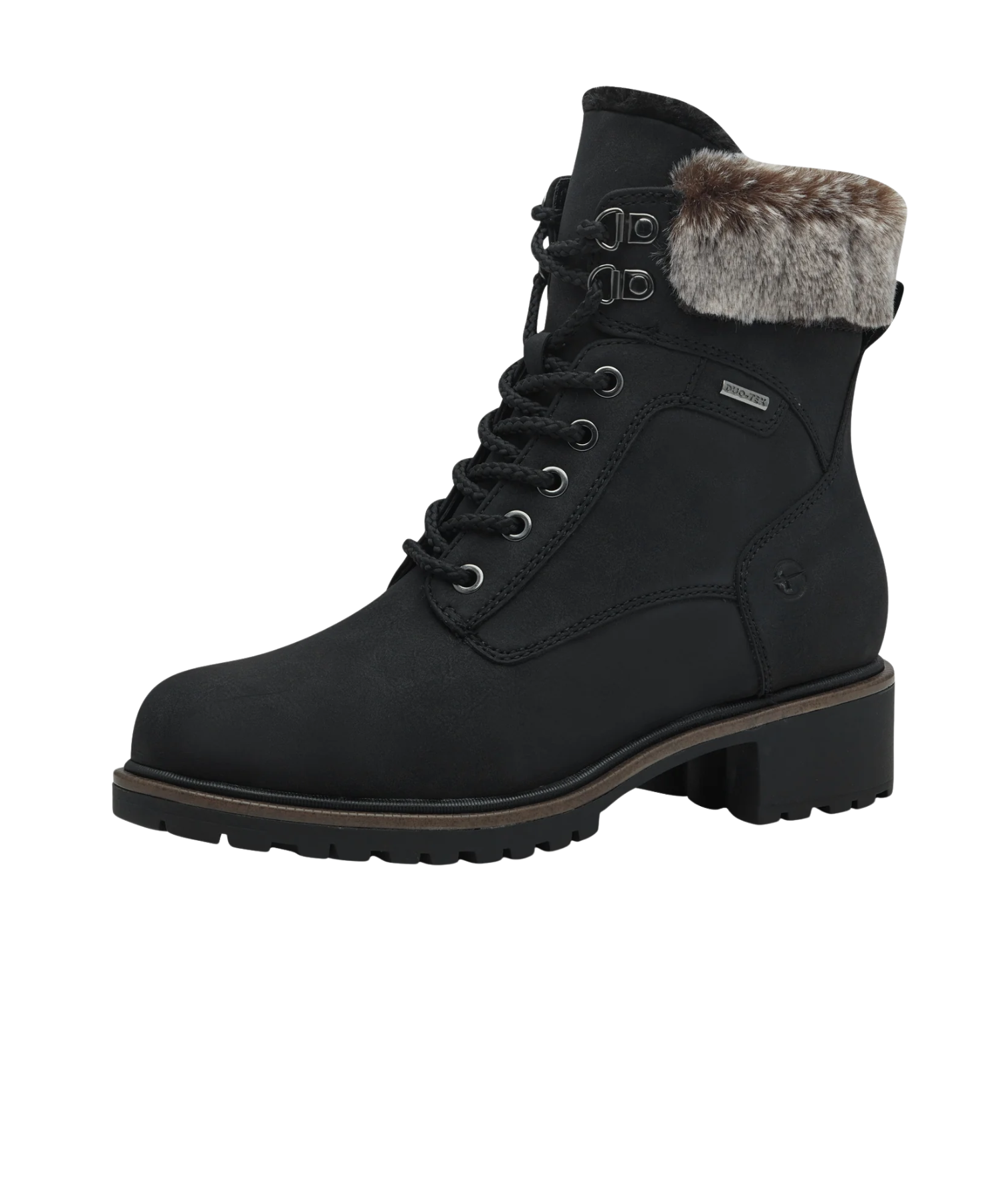 Tamaris - Sort vinterstøvle med tex-membran