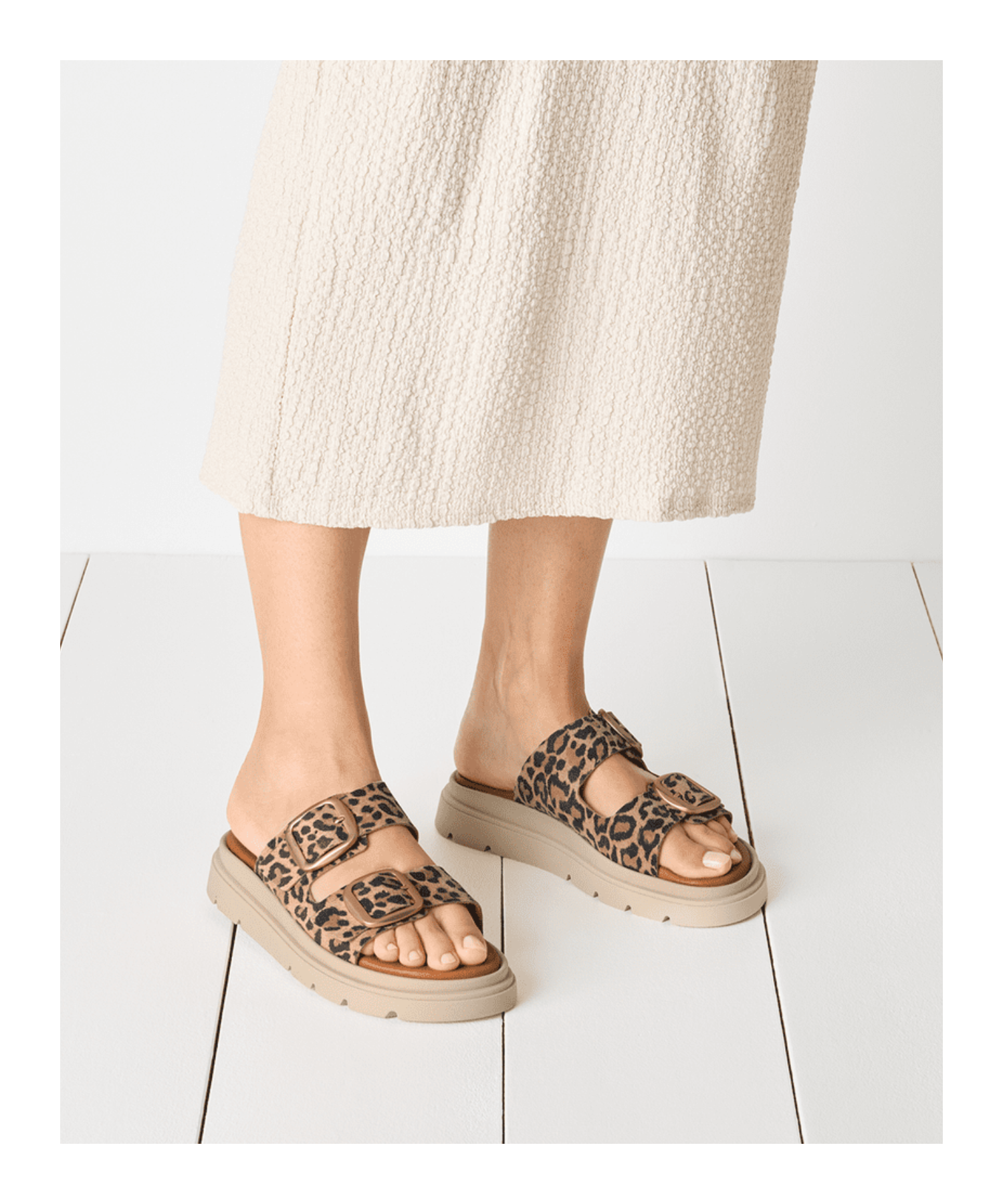 Tamaris - Dame sandal i leo