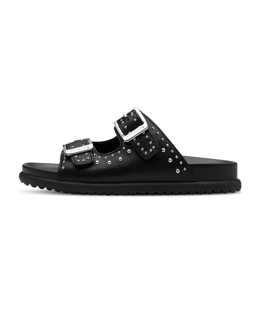 Tamaris - Sort dame slip-in sandal