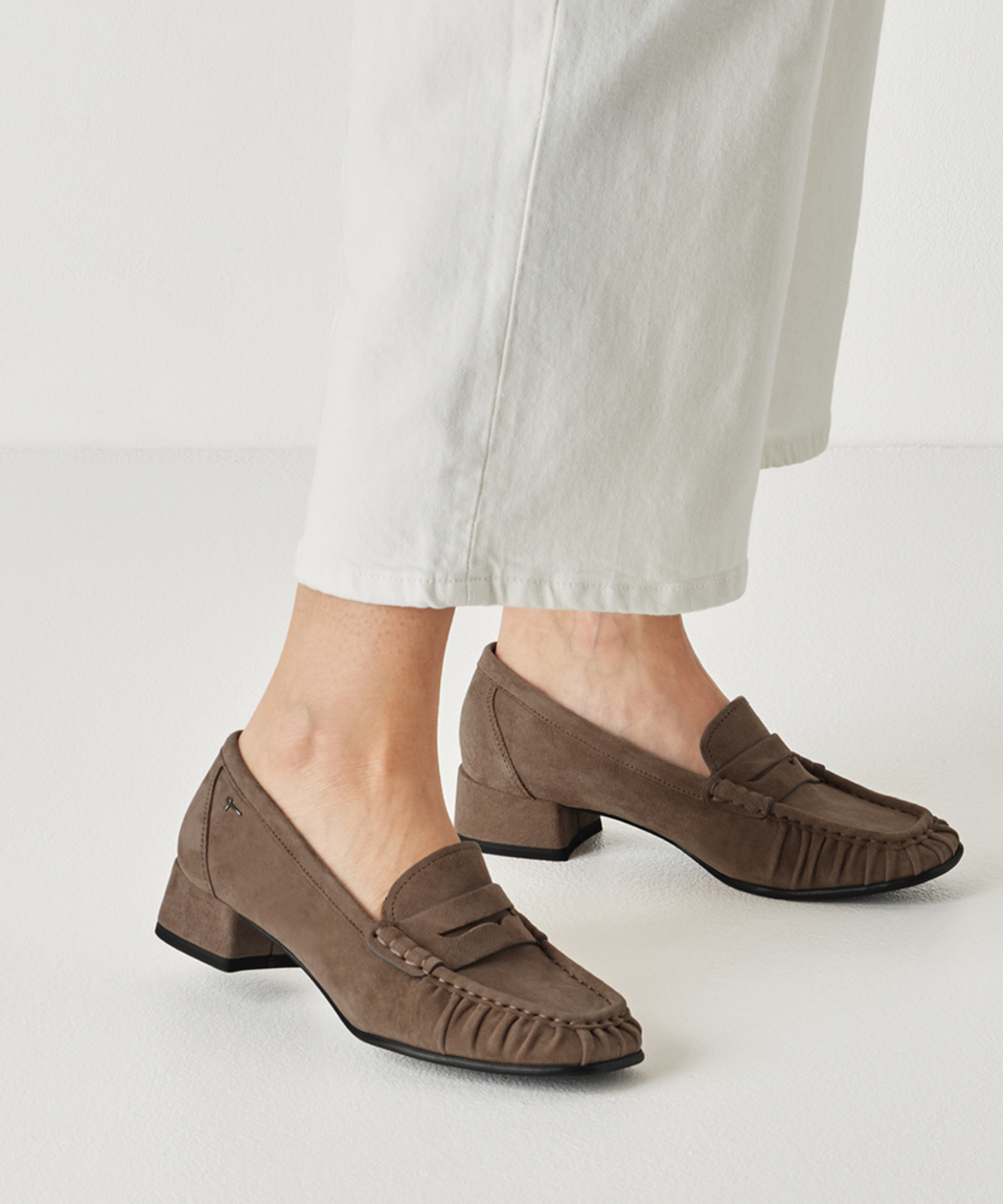 Tamaris - Dame loafers på hæl