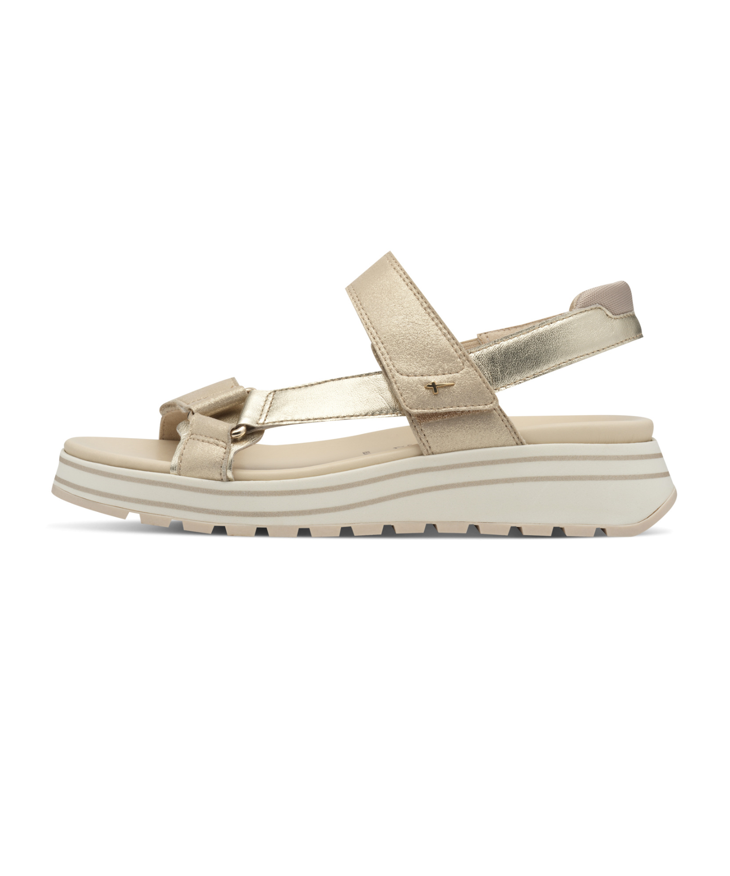 Tamaris - Lys læder sandal