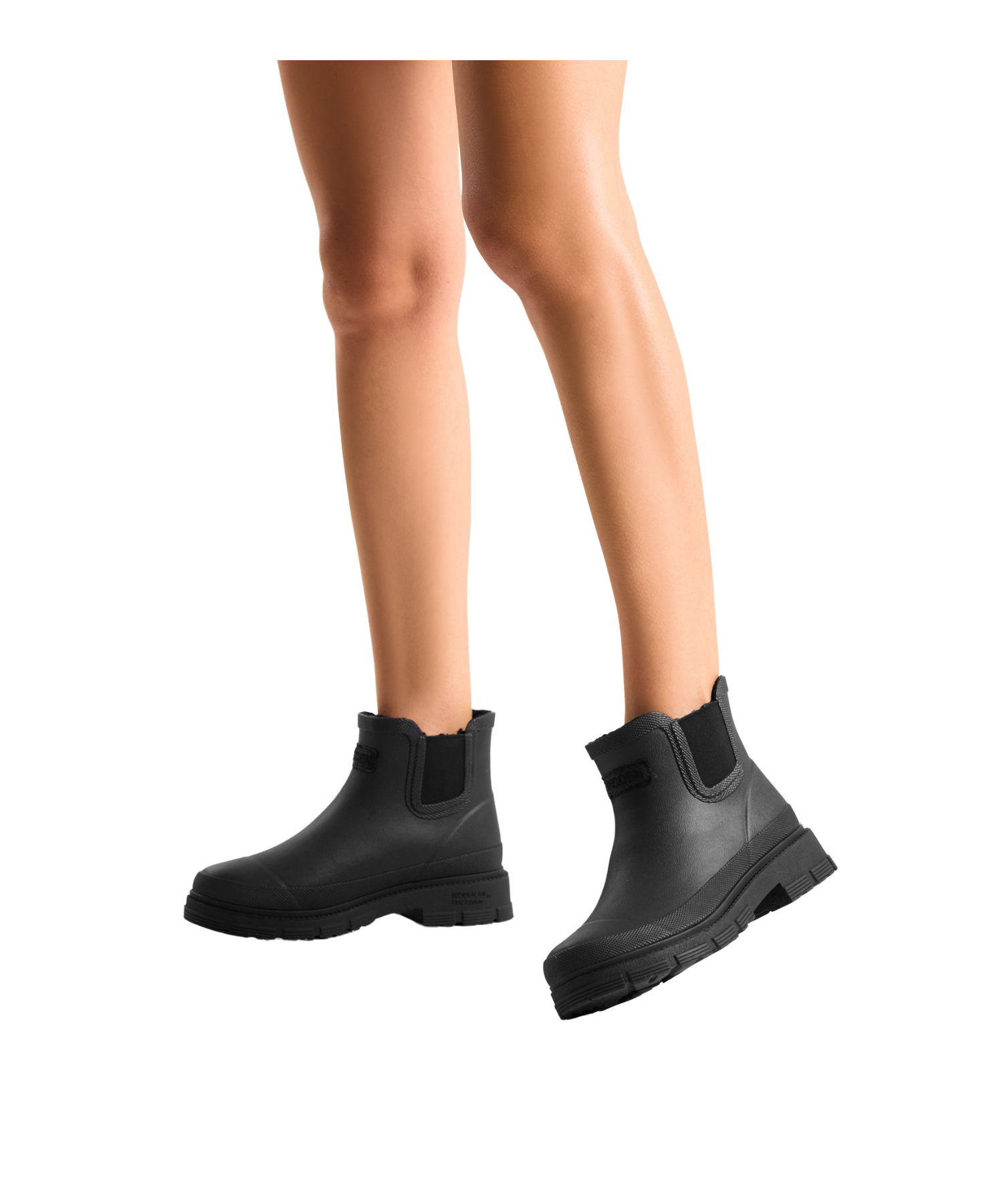 Woden - Liv Warm Waterproff Black Gummistøvle
