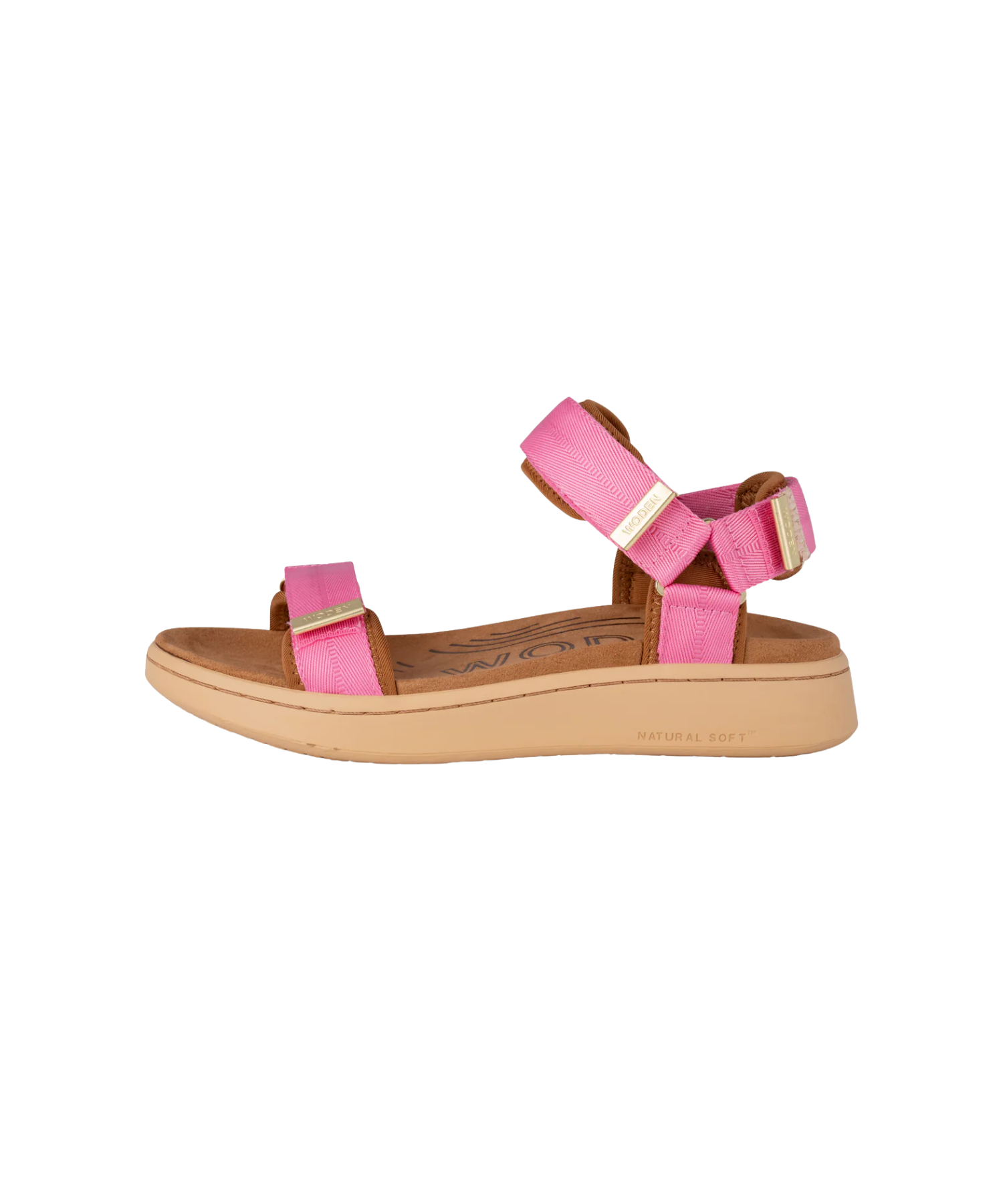 Woden - Pink dame sandal