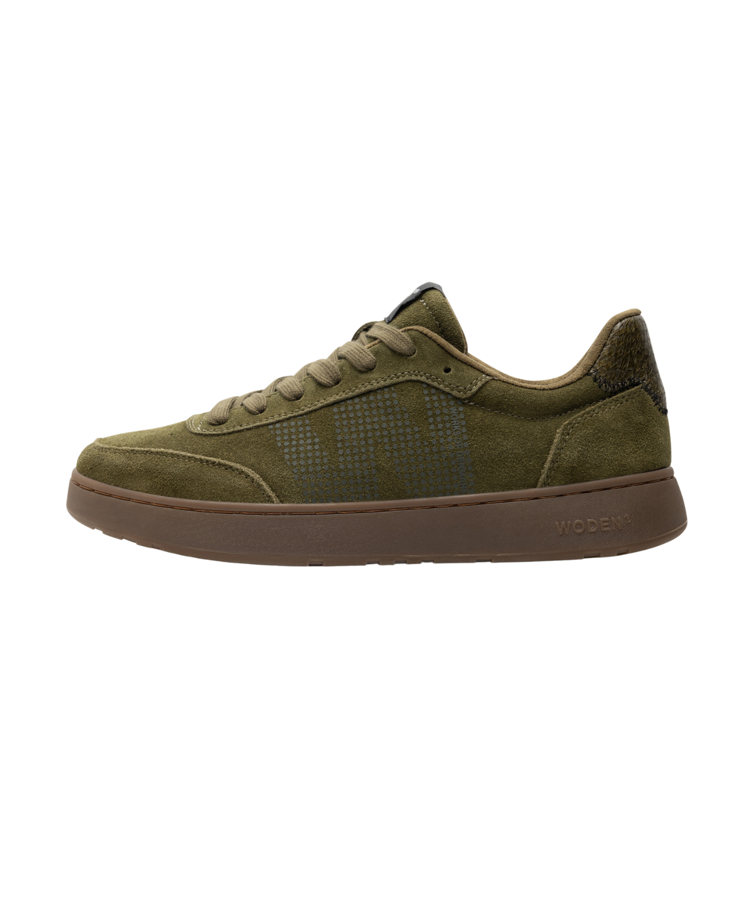 Woden - Herresneakers "Dark Olive"