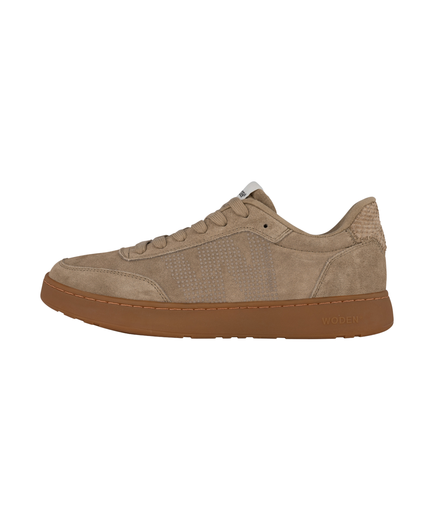 Woden - Herresneakers "Silver milk"