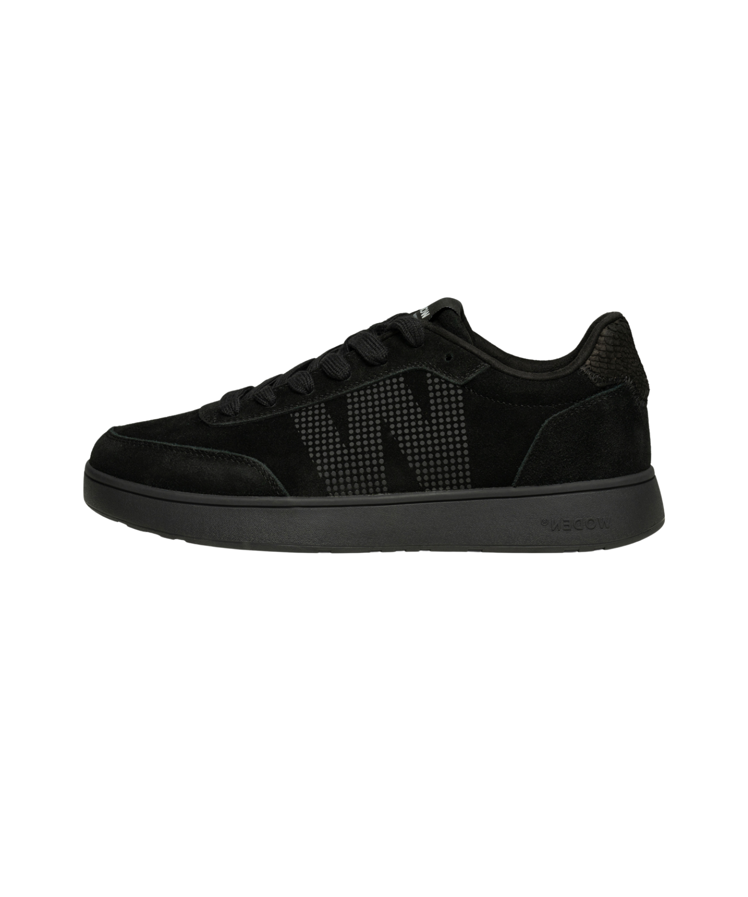 Woden - Sort herresneakers