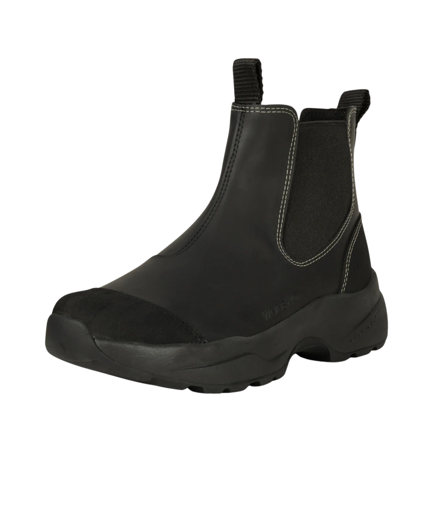 Woden - Black gummistøvle Siri