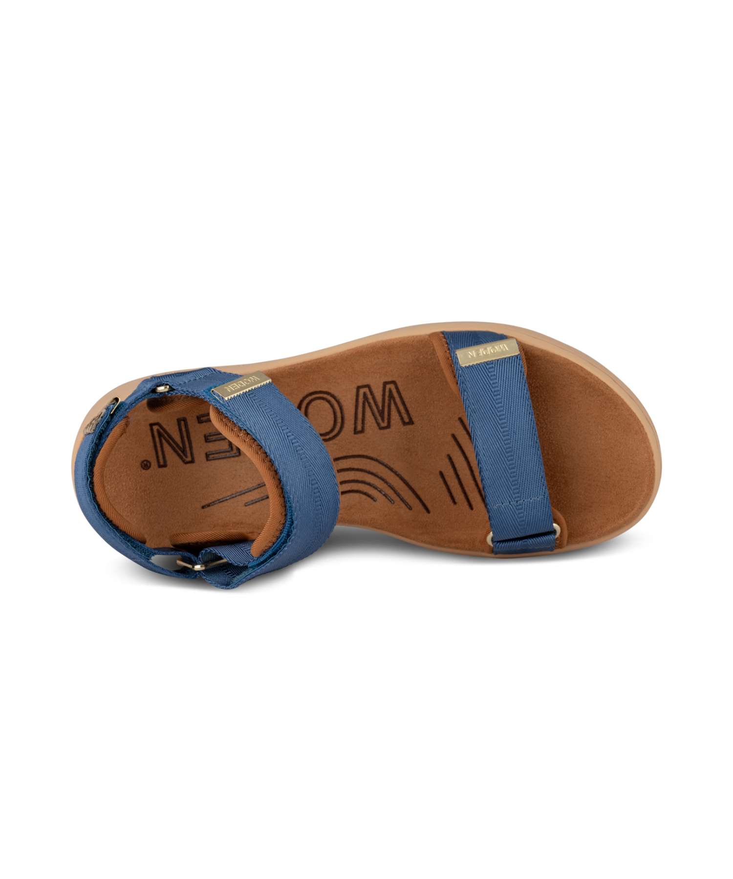 Woden - Blå sandal
