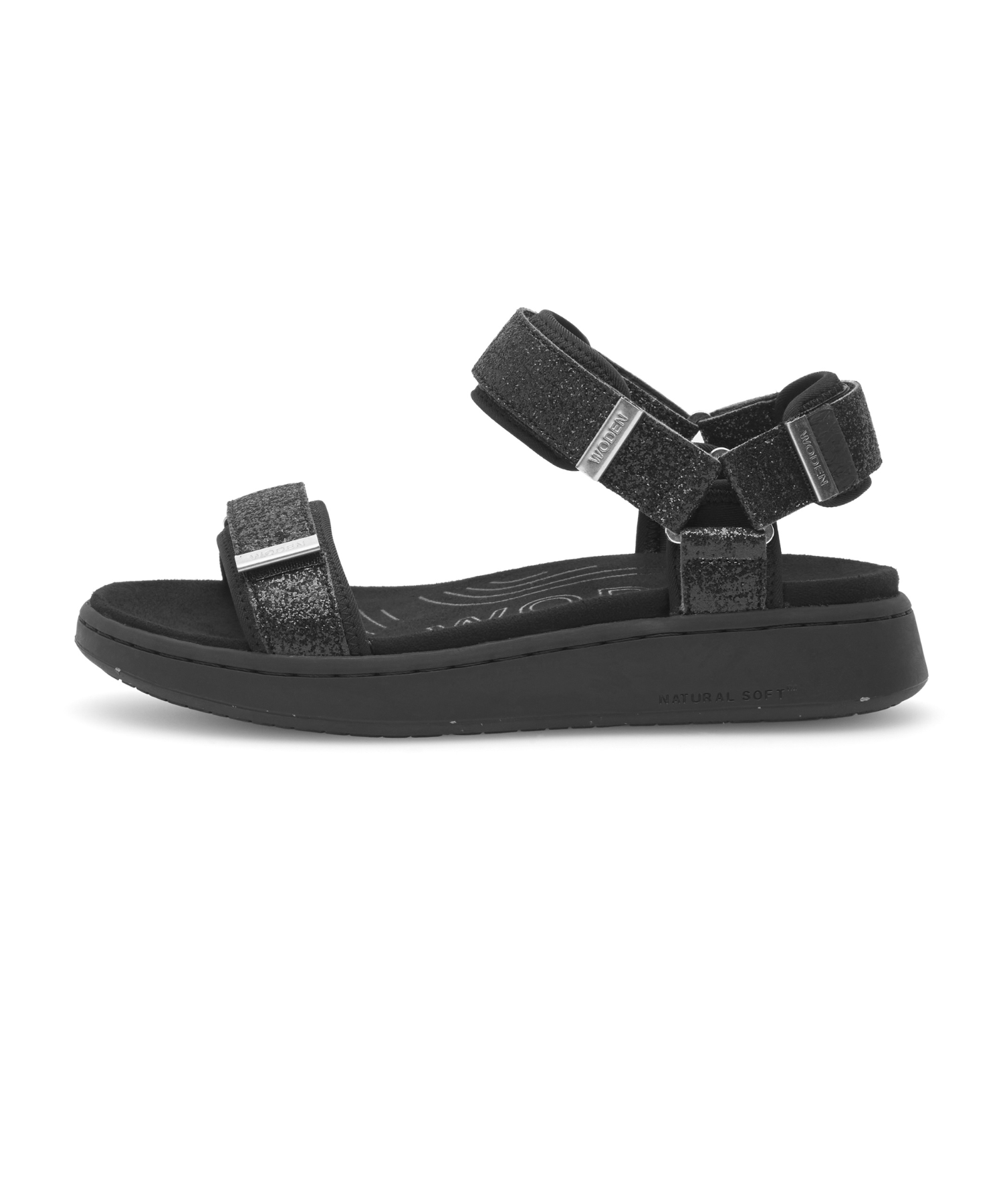 Woden - Sort sandal