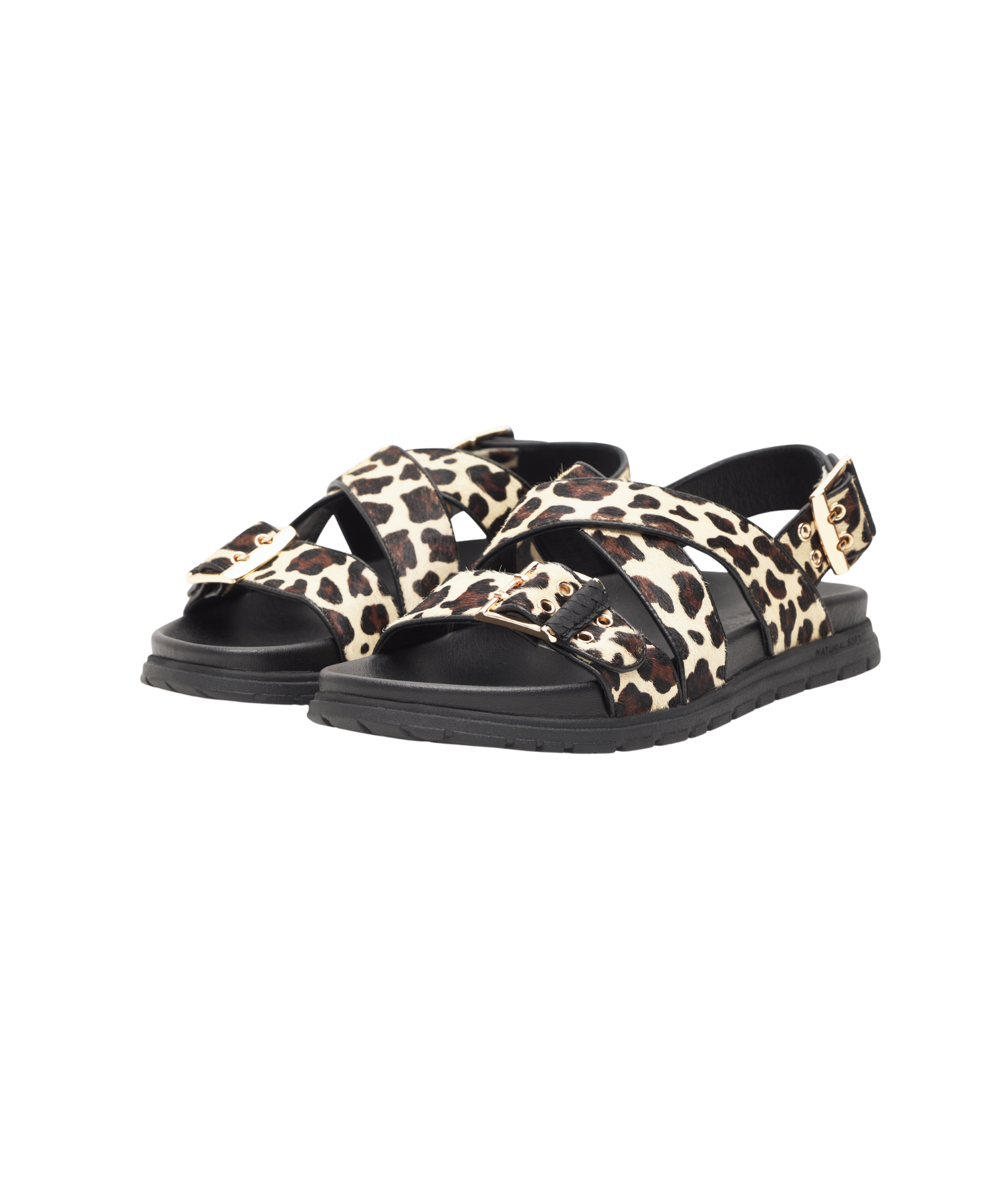 Woden - Tea Leopard Damesandal