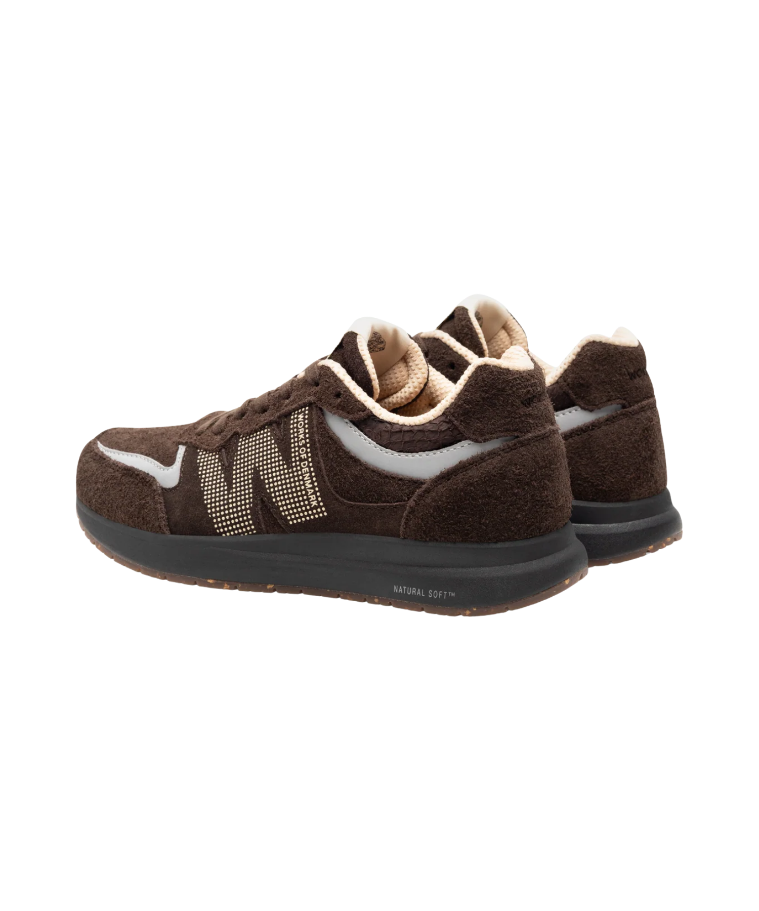 Woden - Dame sneakers I brun ruskind