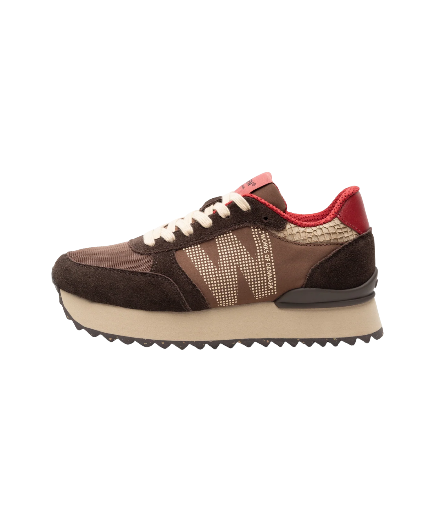 Woden - Dame sneakers med plateau