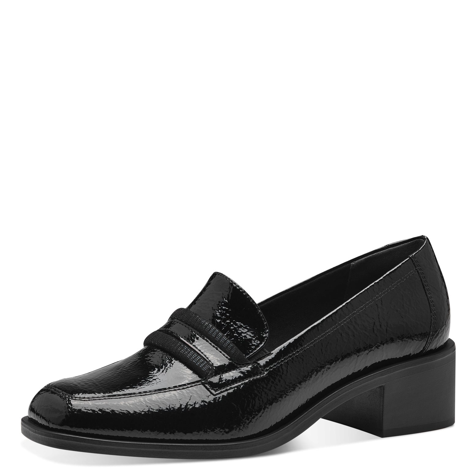 Tamaris - Sort lak loafers